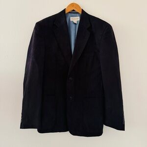 Pronto Uomo Black Velvet Blazer Jacket